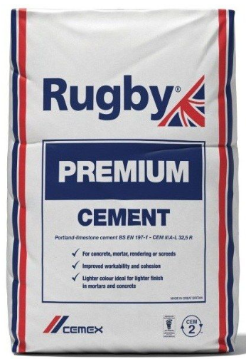 Rugby General Purpose cement (plastic bag) 25kg - OFFER CURRENTLY ON