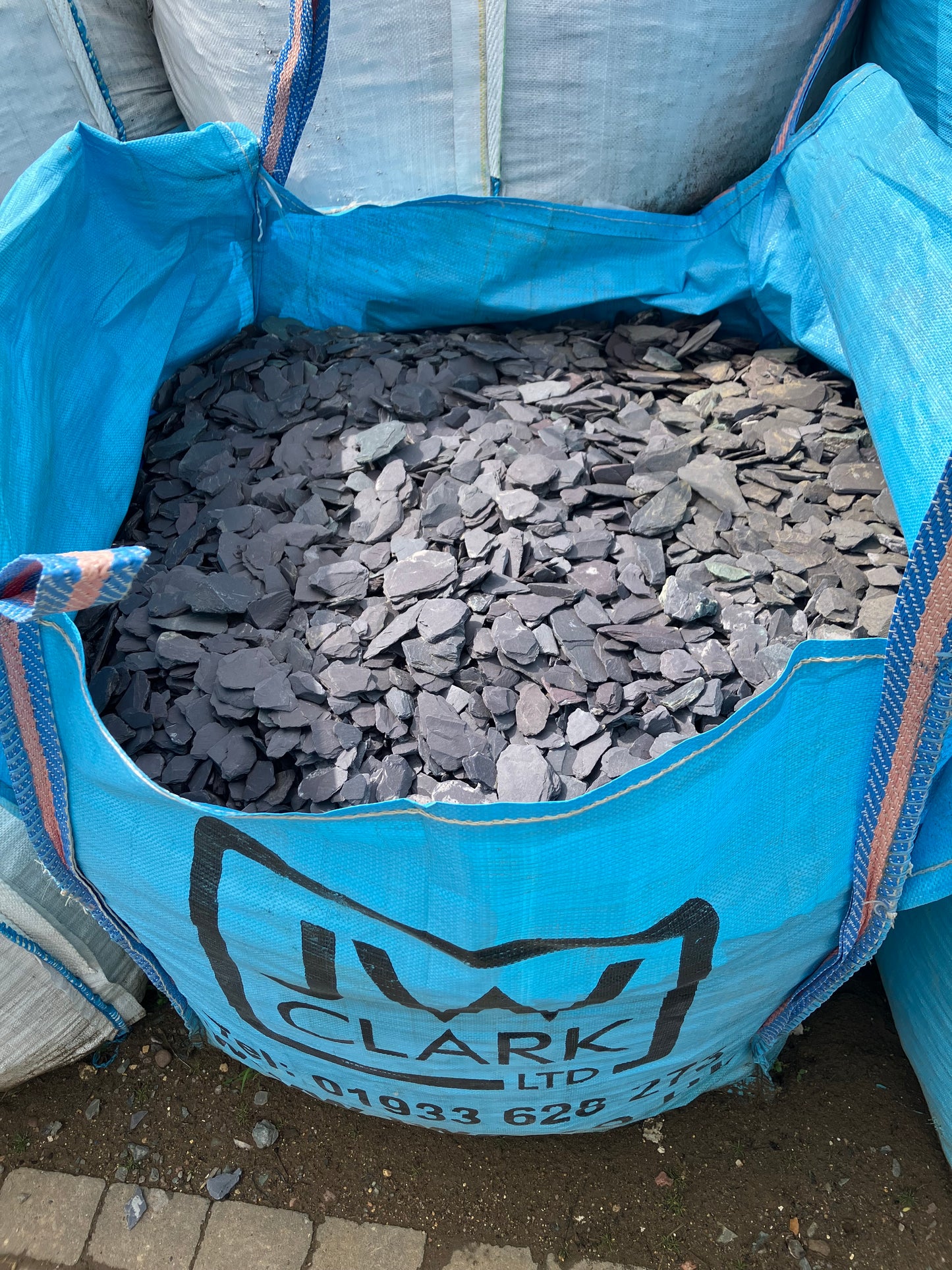 Blue Slate Chippings 40mm Jumbo Bag 800kg