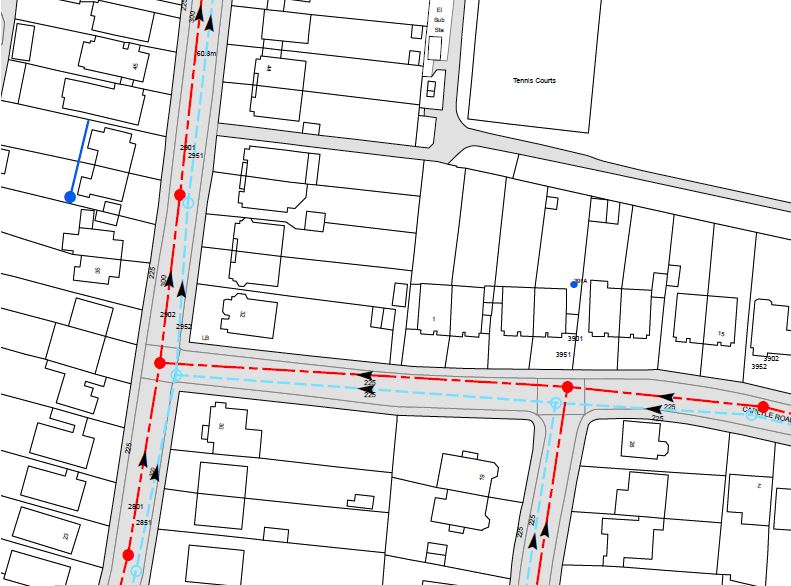 Water Authority Asset drawing, downloaded by JWC on behalf of customer