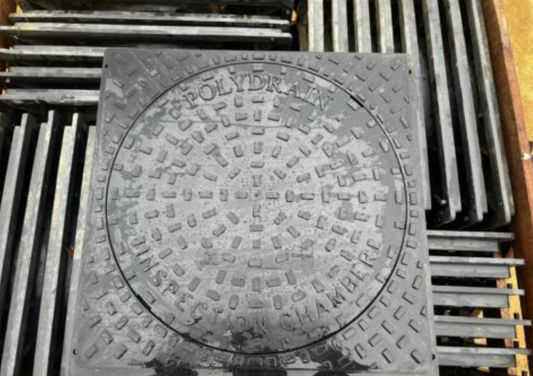 Square manhole covers for 450mm risers